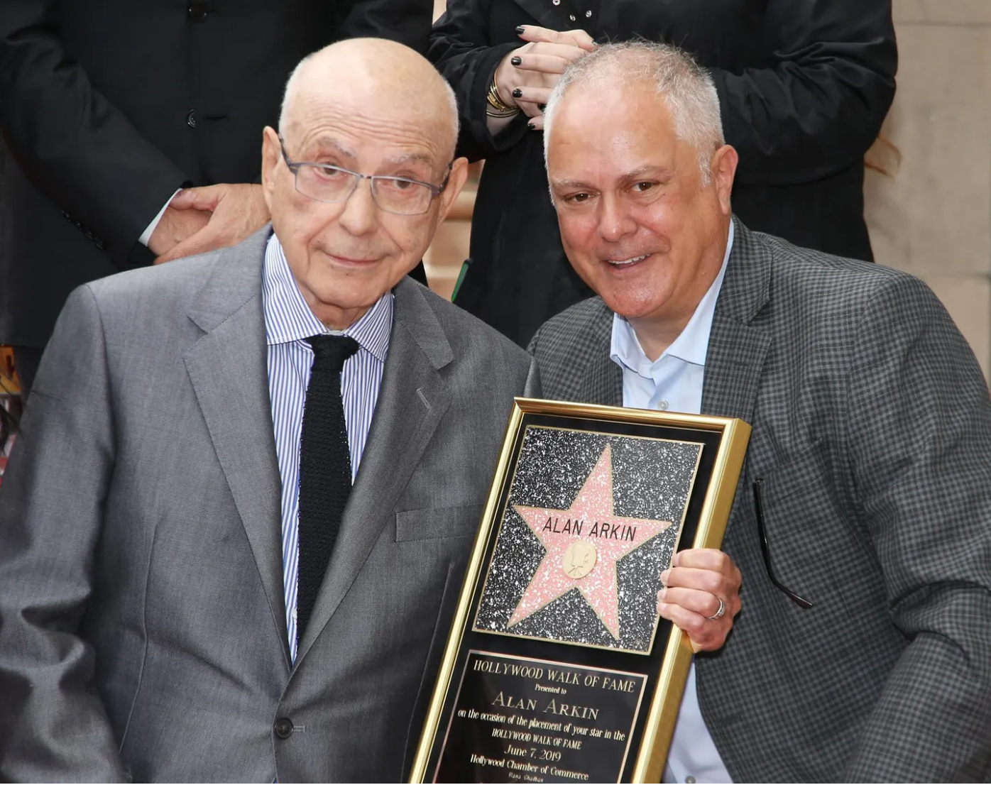 Co-Founder Matthew Arkin with his father Alan Arkin attend Alan's Hollywood Walk of Fame Star ceremony.