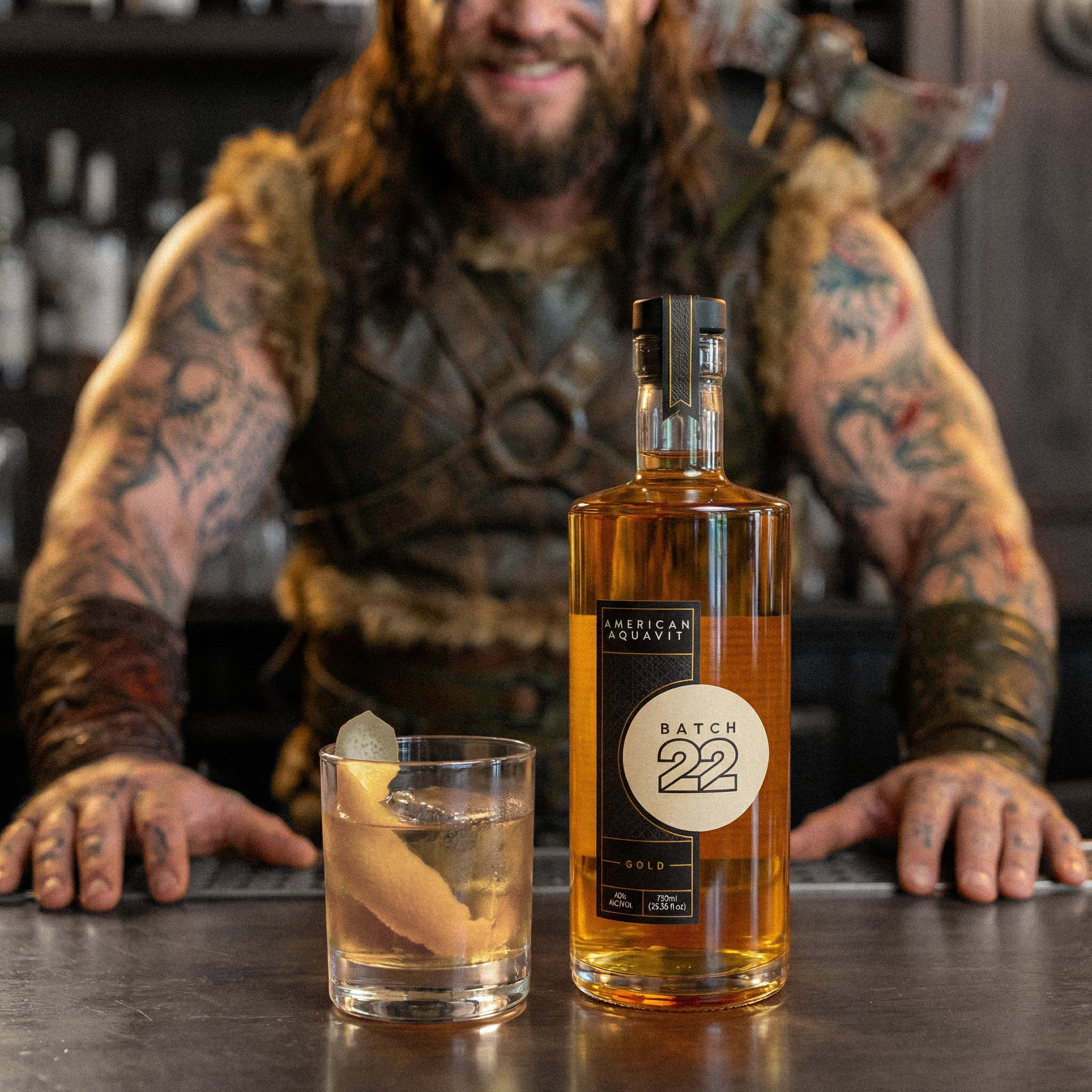 The Nordic Gold: A Short Aquavit Cocktail On The Rocks