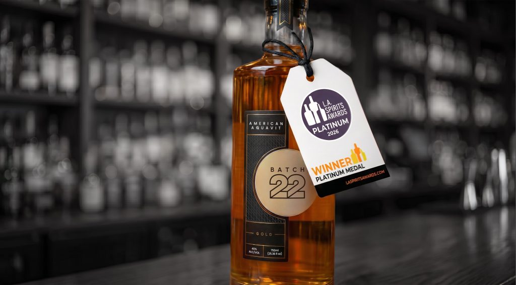 Batch 22 award winning aquavit