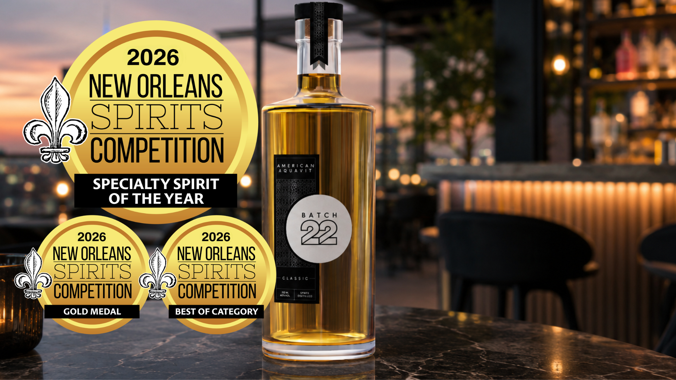 Batch 22 best american aquavit specialty spirit of the year 2026