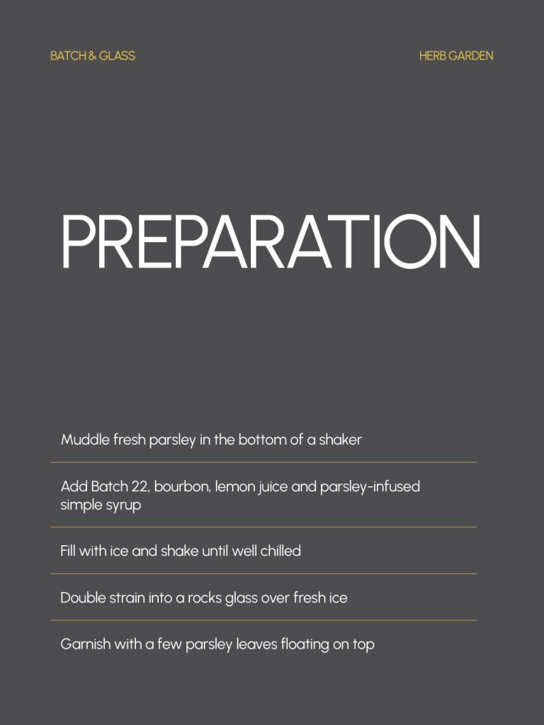 Herb Garden preparation steps card